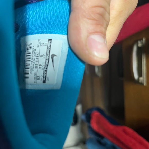 Nike Lebron Soldier IX Purple Summit Lake Hornets 749417 510 - Picture 5 of 5